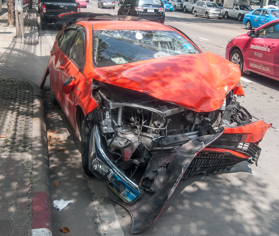 Unfall in Bangkok